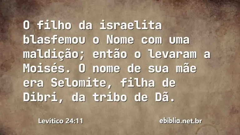 Levítico 24:11