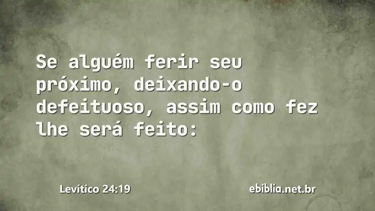 Levítico 24:19