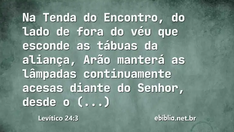 Levítico 24:3