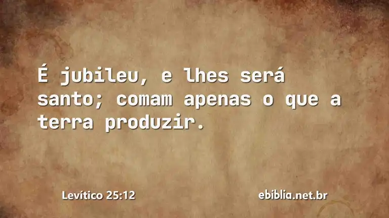 Levítico 25:12