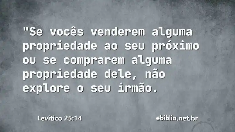 Levítico 25:14