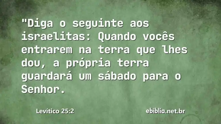 Levítico 25:2