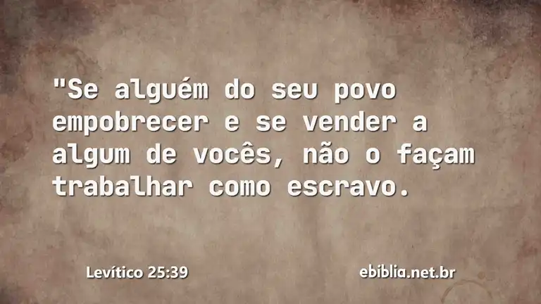 Levítico 25:39