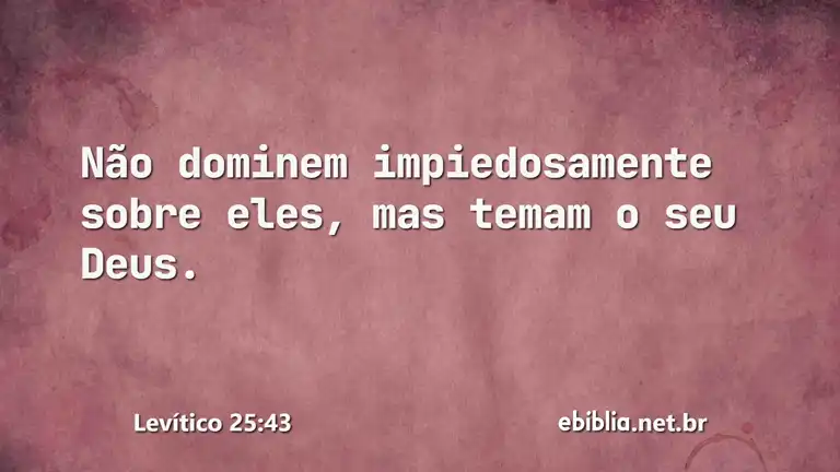 Levítico 25:43