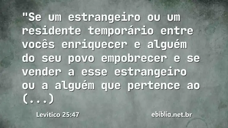 Levítico 25:47