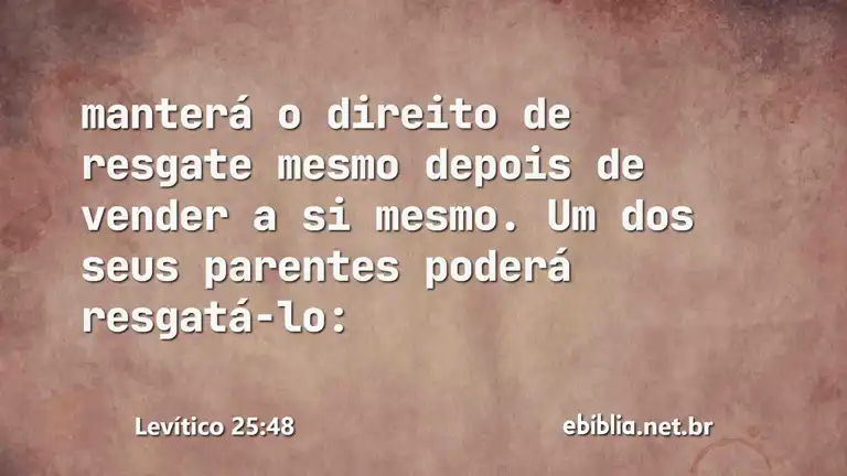 Levítico 25:48