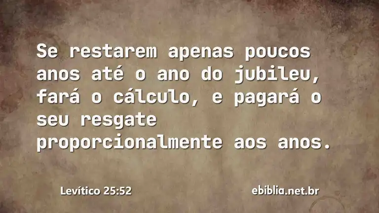 Levítico 25:52