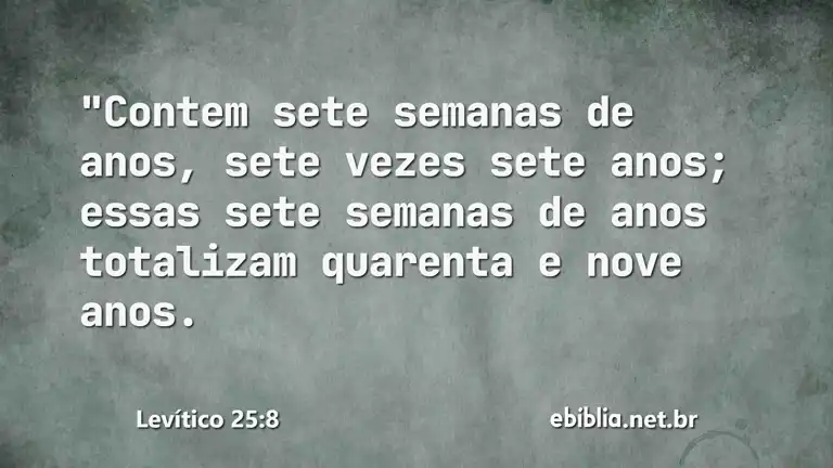 Levítico 25:8