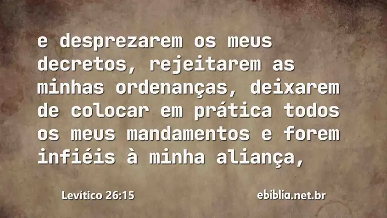 Levítico 26:15