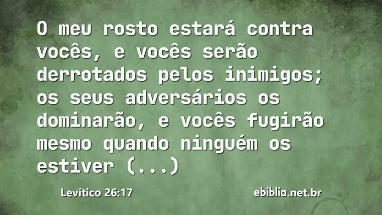 Levítico 26:17