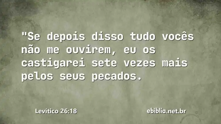 Levítico 26:18