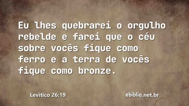 Levítico 26:19