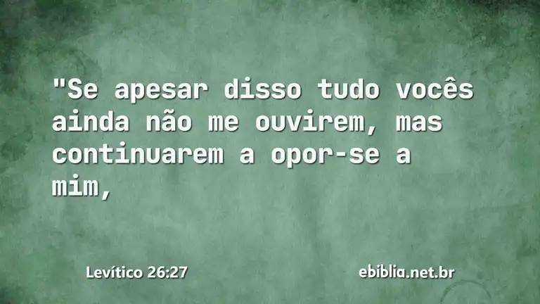 Levítico 26:27