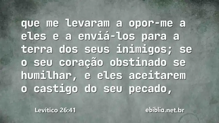 Levítico 26:41