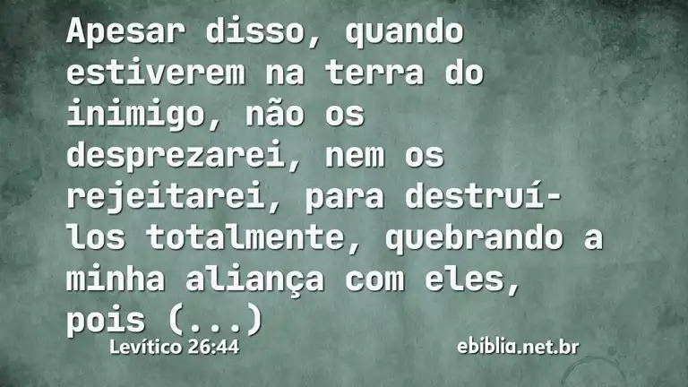 Levítico 26:44