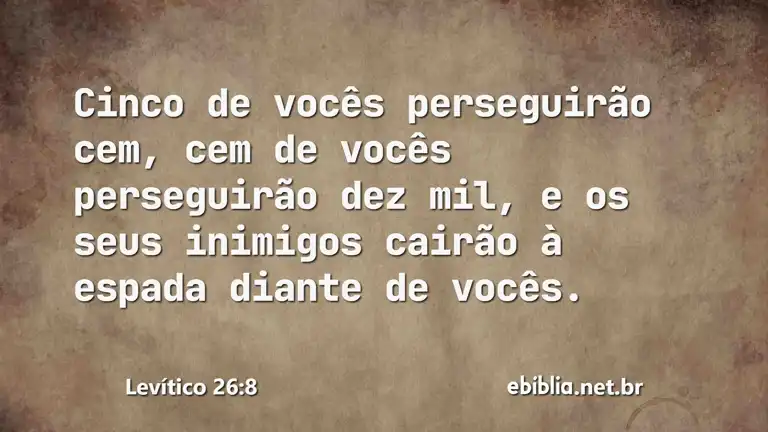 Levítico 26:8