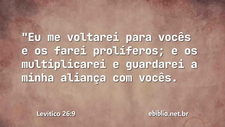 Levítico 26:9