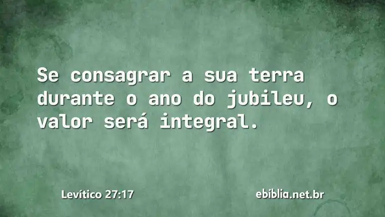 Levítico 27:17