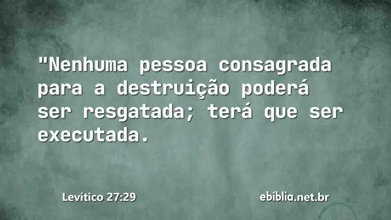 Levítico 27:29