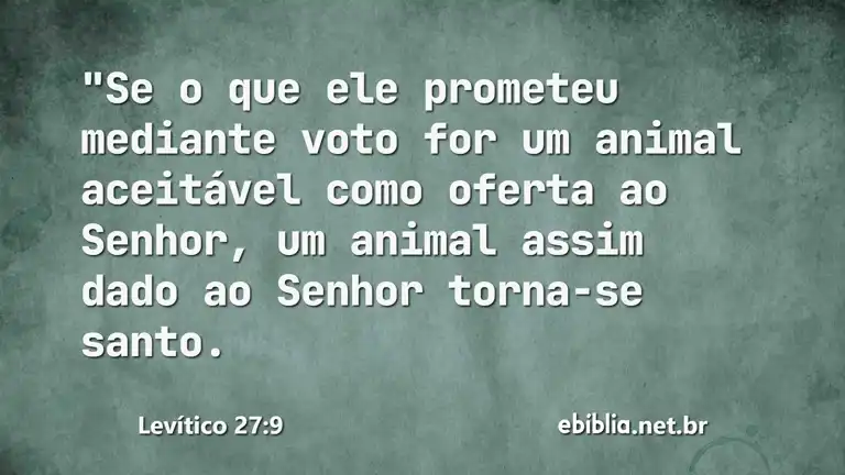 Levítico 27:9