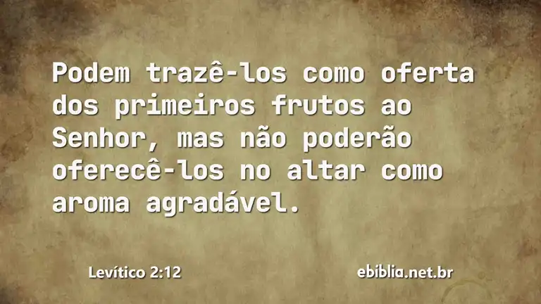 Levítico 2:12