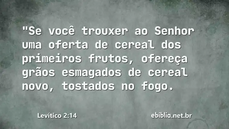 Levítico 2:14