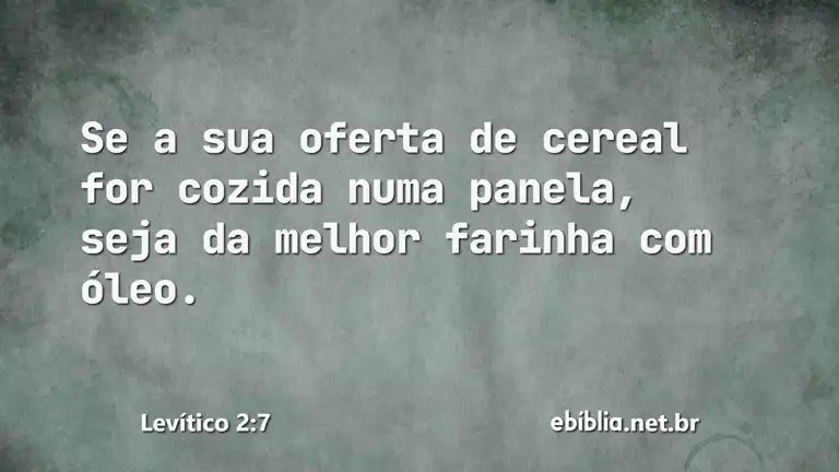 Levítico 2:7