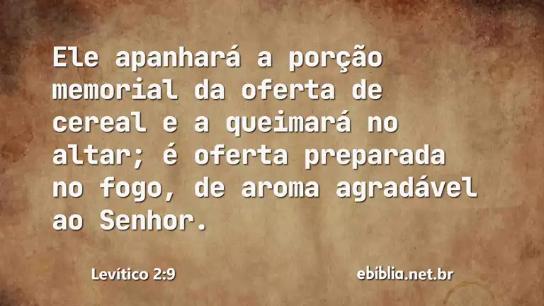 Levítico 2:9