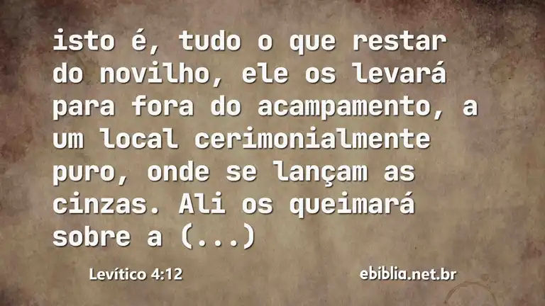 Levítico 4:12