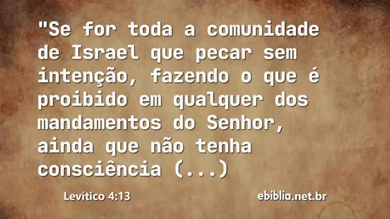 Levítico 4:13