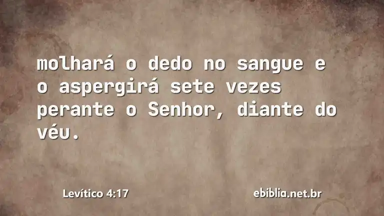 Levítico 4:17