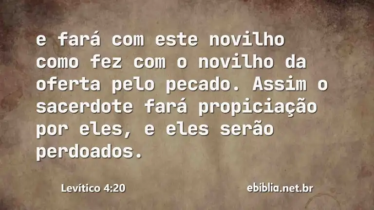 Levítico 4:20