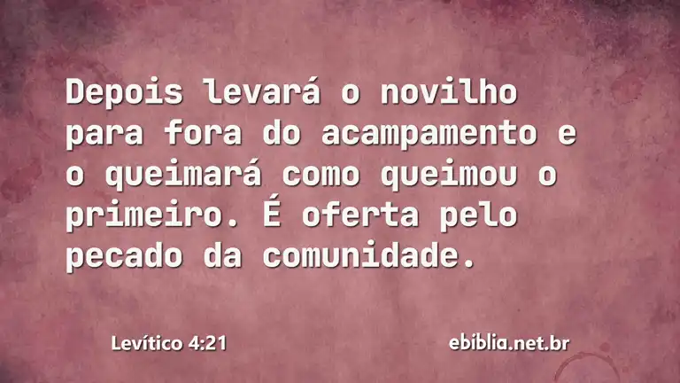 Levítico 4:21