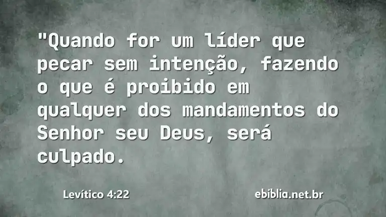 Levítico 4:22