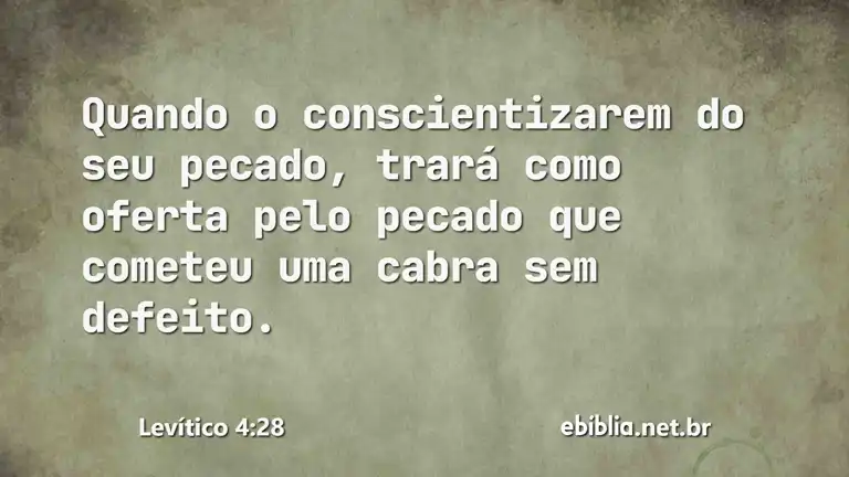 Levítico 4:28