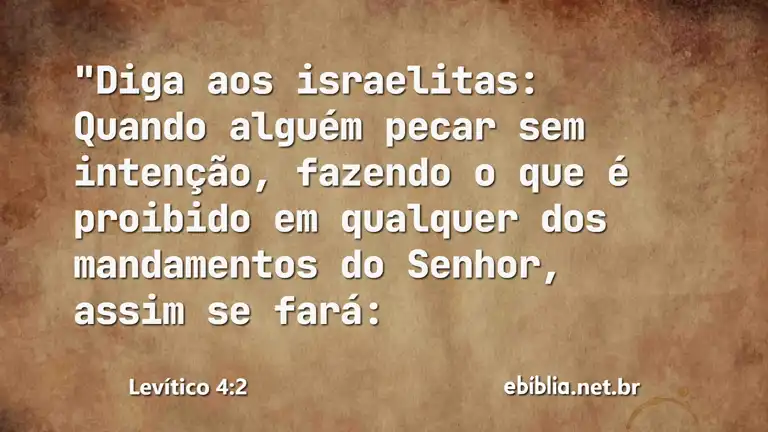 Levítico 4:2