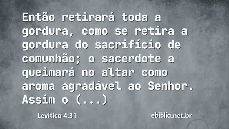 Levítico 4:31