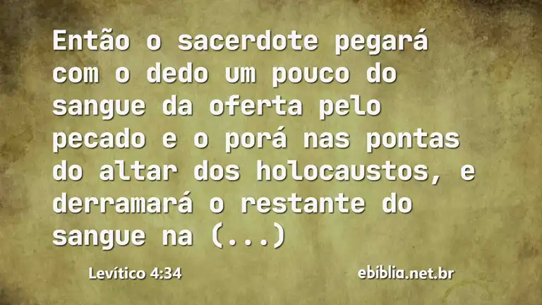 Levítico 4:34