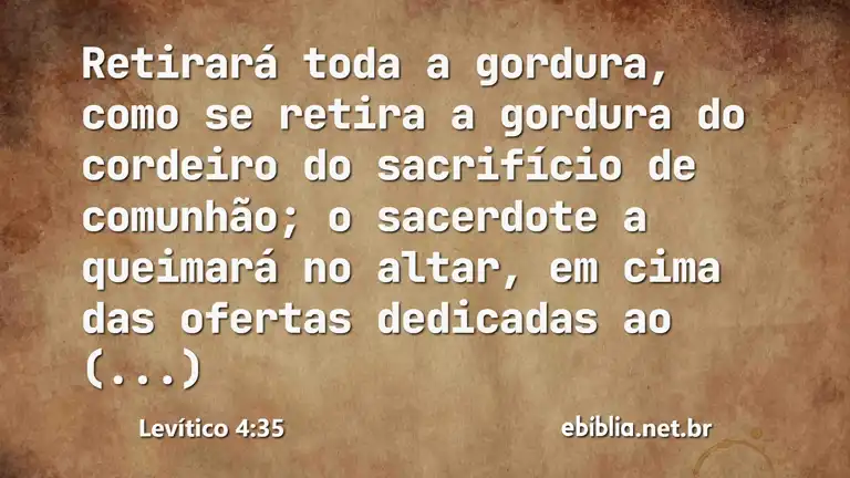 Levítico 4:35