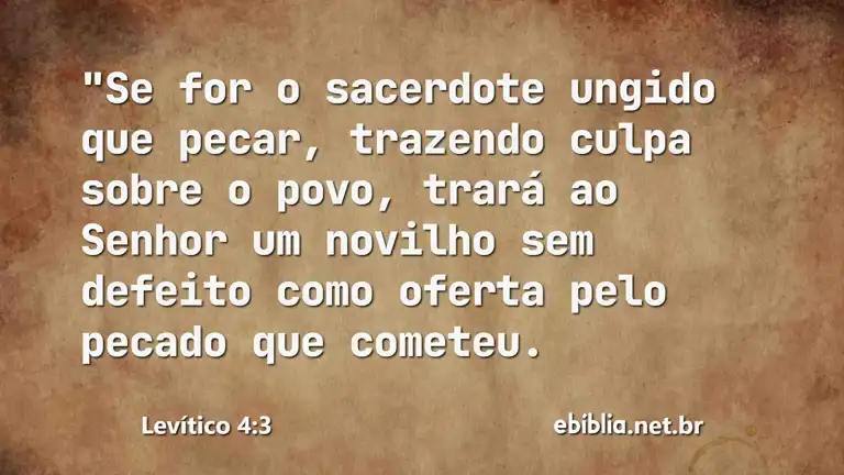 Levítico 4:3