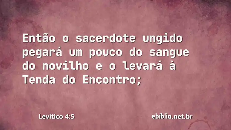 Levítico 4:5