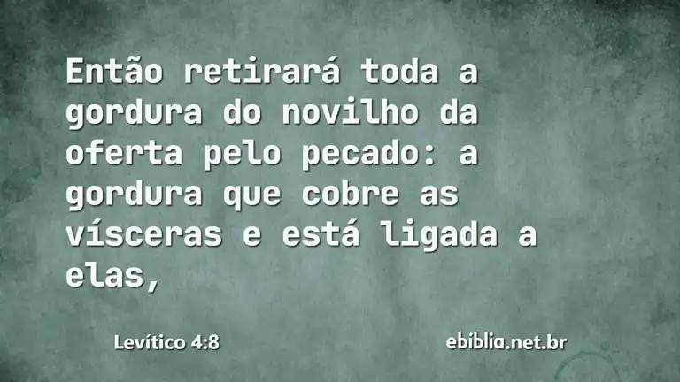 Levítico 4:8