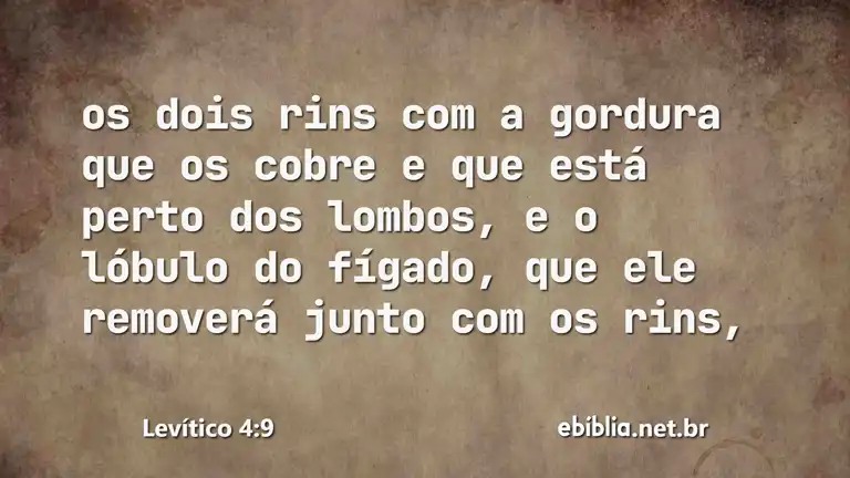 Levítico 4:9