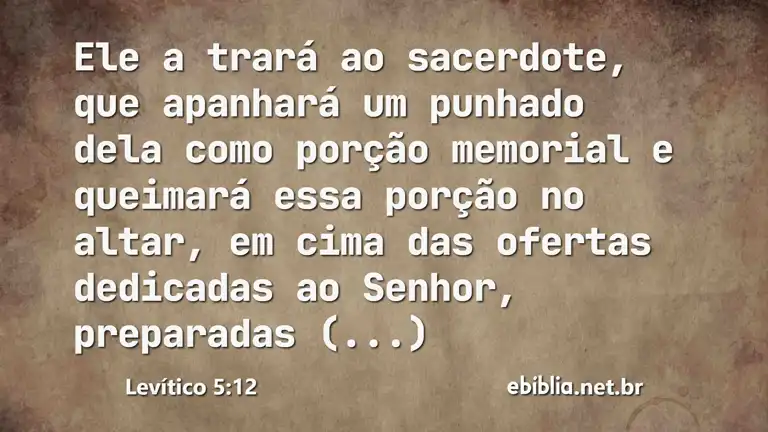 Levítico 5:12