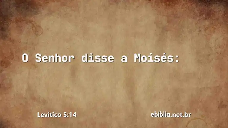 Levítico 5:14