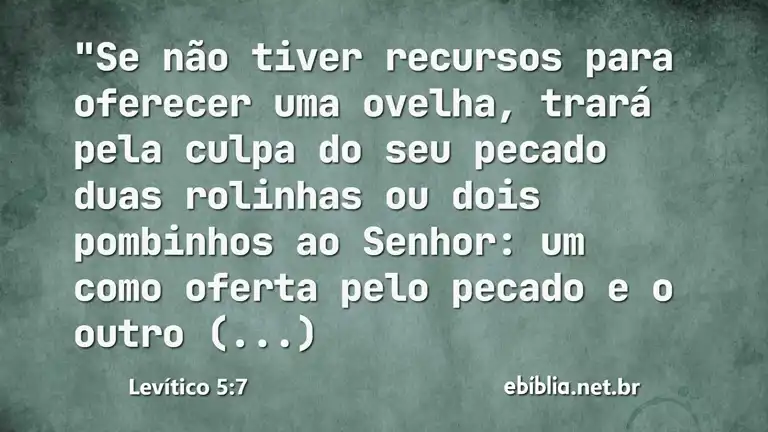 Levítico 5:7