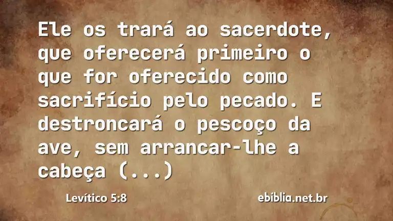 Levítico 5:8