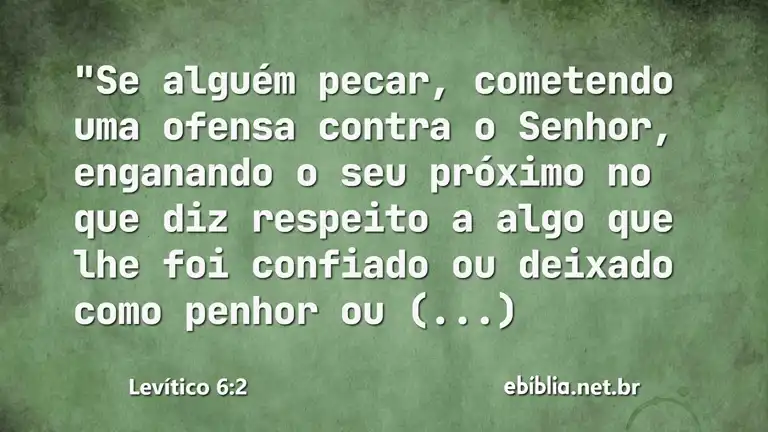 Levítico 6:2