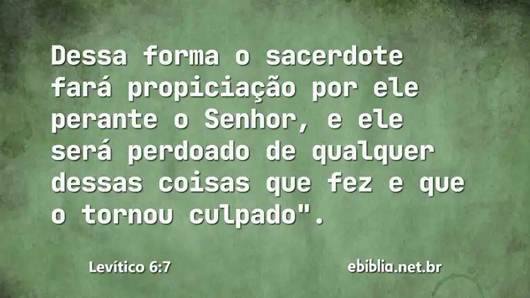 Levítico 6:7