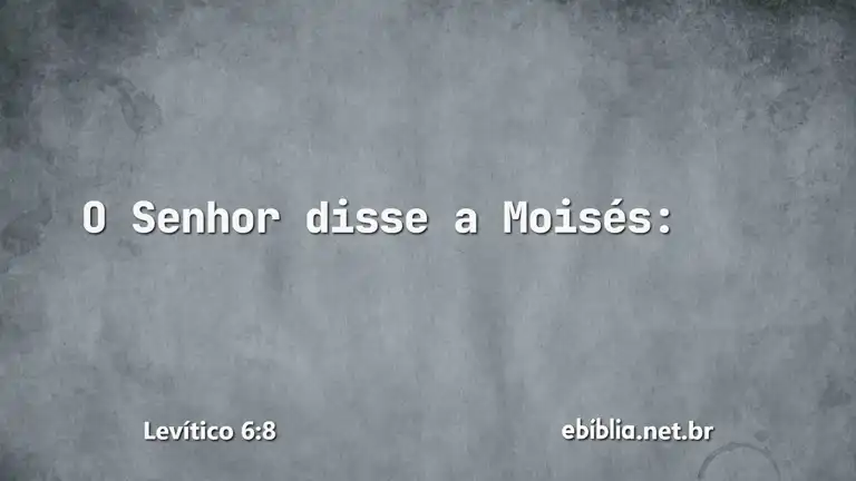 Levítico 6:8